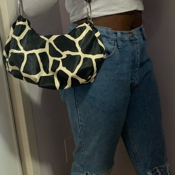 Vintage y2k cow print shoulder bag - Picture 2 of 7